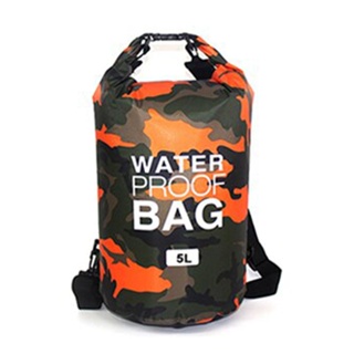 Waterproof Dry Bag 5L Outdoor Diving Foldable Storage Ocean Backpack PVC Pack