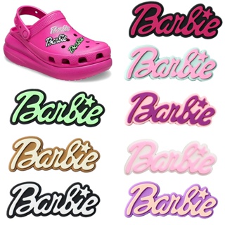 Barbie Crocs Pin bad bunny 1pcs การ์ตูน shoe charms Jibbitz pvc น่ารัก decorate sandals accessories diy ถอดได้ หัวเข็มขัดรองเท้าแตะของขวัญคริสต์มาส หัวเข็มขัด หนุ่มๆสาวๆสไตล์เดียวกัน