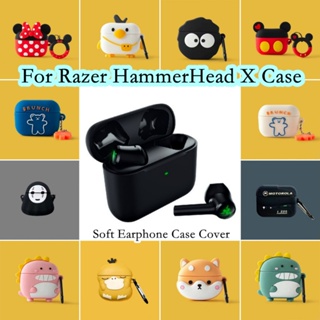 【คุณภาพสูง】เคสหูฟัง แบบนิ่ม ลายการ์ตูน สําหรับ Razer HammerHead X Razer HammerHead X TWS