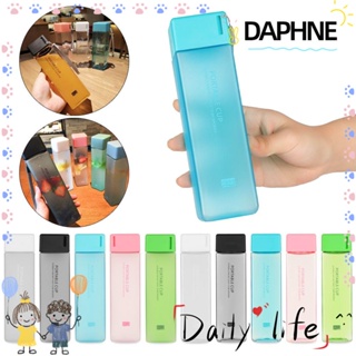 Daphne เหยือกน้ําดื่ม พลาสติก ทรงสี่เหลี่ยม ปลอด BPA ขนาด 450 มล. อุปกรณ์เสริม สําหรับเล่นกีฬากลางแจ้ง