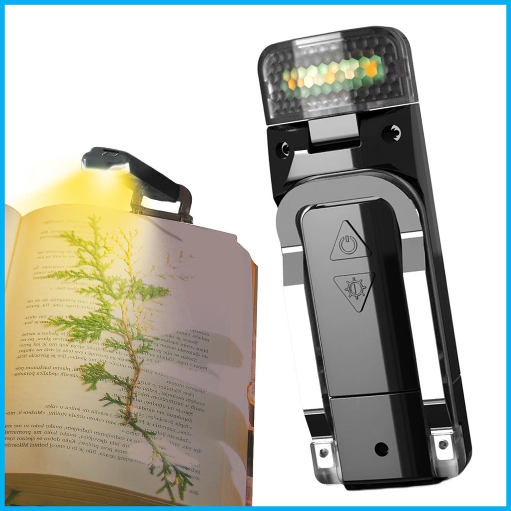 โคมไฟอ่านหนังสือ-led-แบบพกพา-ชาร์จไฟได้-พร้อมแคลมป์หนีบ-สําหรับตั้งแคมป์