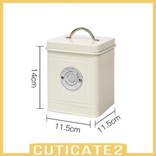 [Cuticate2] กระปุกใส่อาหาร พร้อมฝาปิด สําหรับตกแต่งห้องครัว ห้องนอน ร้านอาหาร 3 ชิ้น