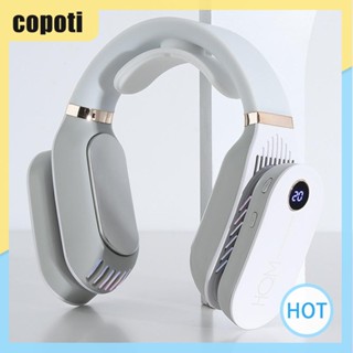 Copoti เครื่องปรับอากาศ พัดลม คอเงียบ ชาร์จ USB แบบพกพา สําหรับบ้าน