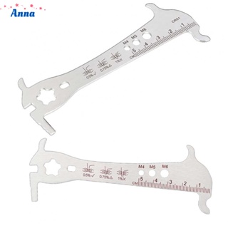 【Anna】Bicycle Chain Wear Indicator Tool Accessory MTB Road  Cycling Ruler Gauge