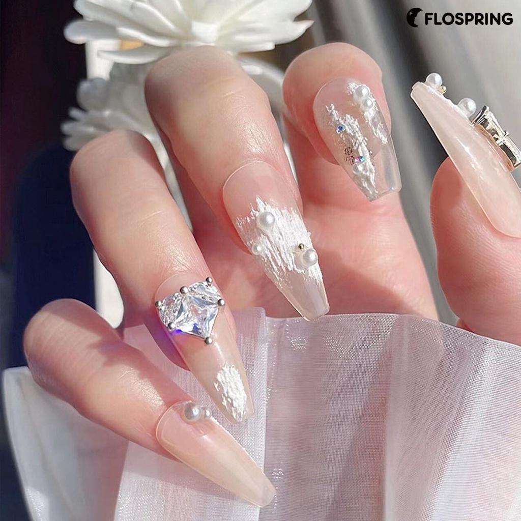 flospring-อุปกรณ์ตกแต่งเล็บ-พลอยเทียม-รูปหัวใจ-3d-หรูหรา-สําหรับร้านเสริมสวย