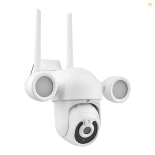 Banana_pie กล้องมอนิเตอร์ไร้สาย 2K Smart Life WiFi 3.0MP IP65 กันน้ํา มองเห็นที่มืด ตรวจจับการเคลื่อนไหว ติดตามอัตโนมัติ เสียงสองทาง พร้อมไฟฟลัดไลท์