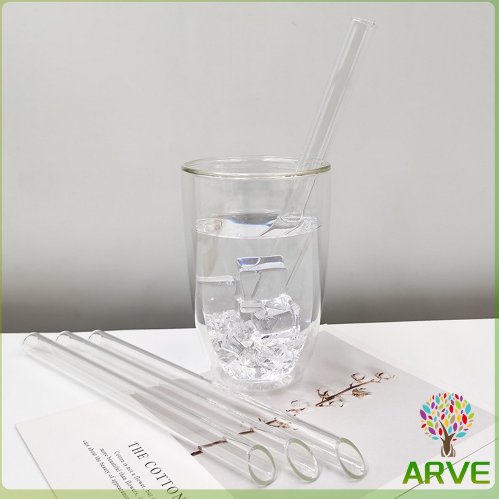 arve-หลอดดูดน้ำ-แบบแก้วใส-ปลายเฉียง-ใช้ดื่มชานม-ชาไข่มุข-ความยาว-20-cm-glass-straw