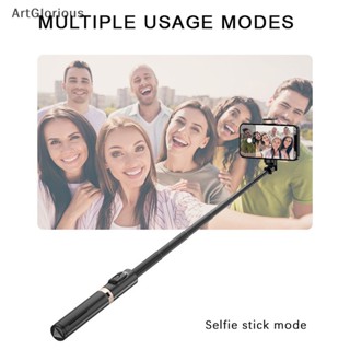 ขาตั้งกล้องเซลฟี่ไร้สาย บลูทูธ แบบพับได้ พร้อมชัตเตอร์ Monopod สําหรับโทรศัพท์มือถือ