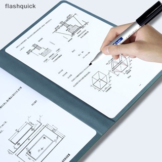 Flashquick ไวท์บอร์ด ขนาด A5 ใช้ซ้ําได้ สําหรับโน้ตบุ๊ก