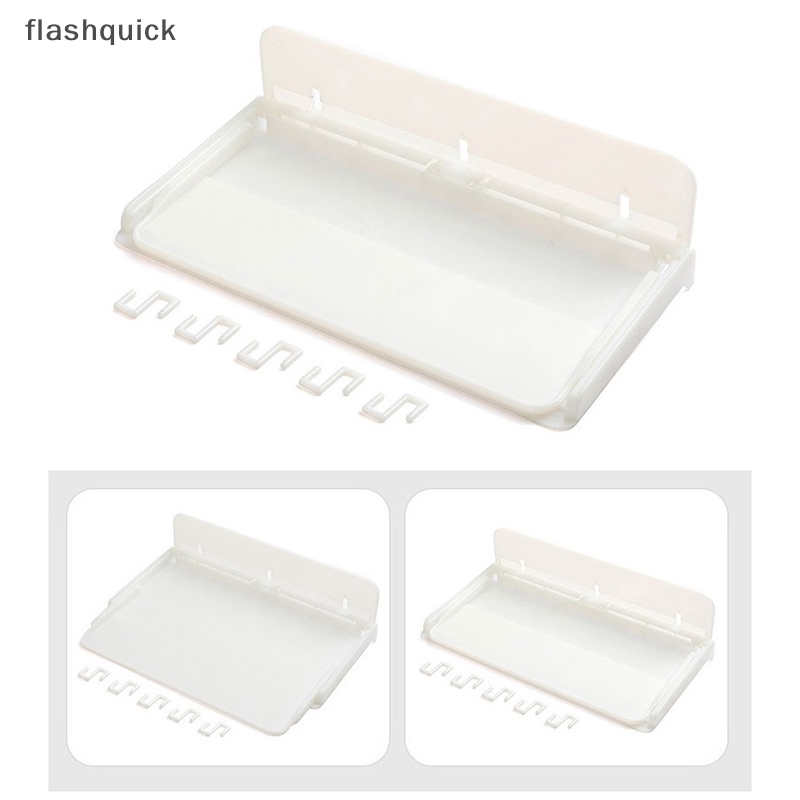 flashquick-ชั้นวางของข้างเตียง-แบบพกพา-ชั้นแขวนหัวเตียง-แบบติดผนัง-พับได้-nice