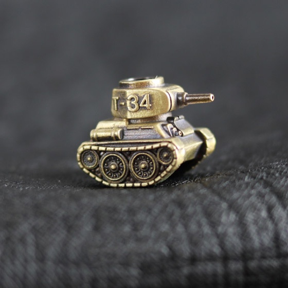 cnedc-พวงกุญแจ-จี้ลูกปัดทองเหลือง-t-34-สําหรับห้อยกระเป๋า