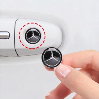สติกเกอร์รูกุญแจล็อคประตูรถยนต์ อุปกรณ์เสริม สําหรับ Mercedes-Benz Auto Decals 2 4 ชิ้น