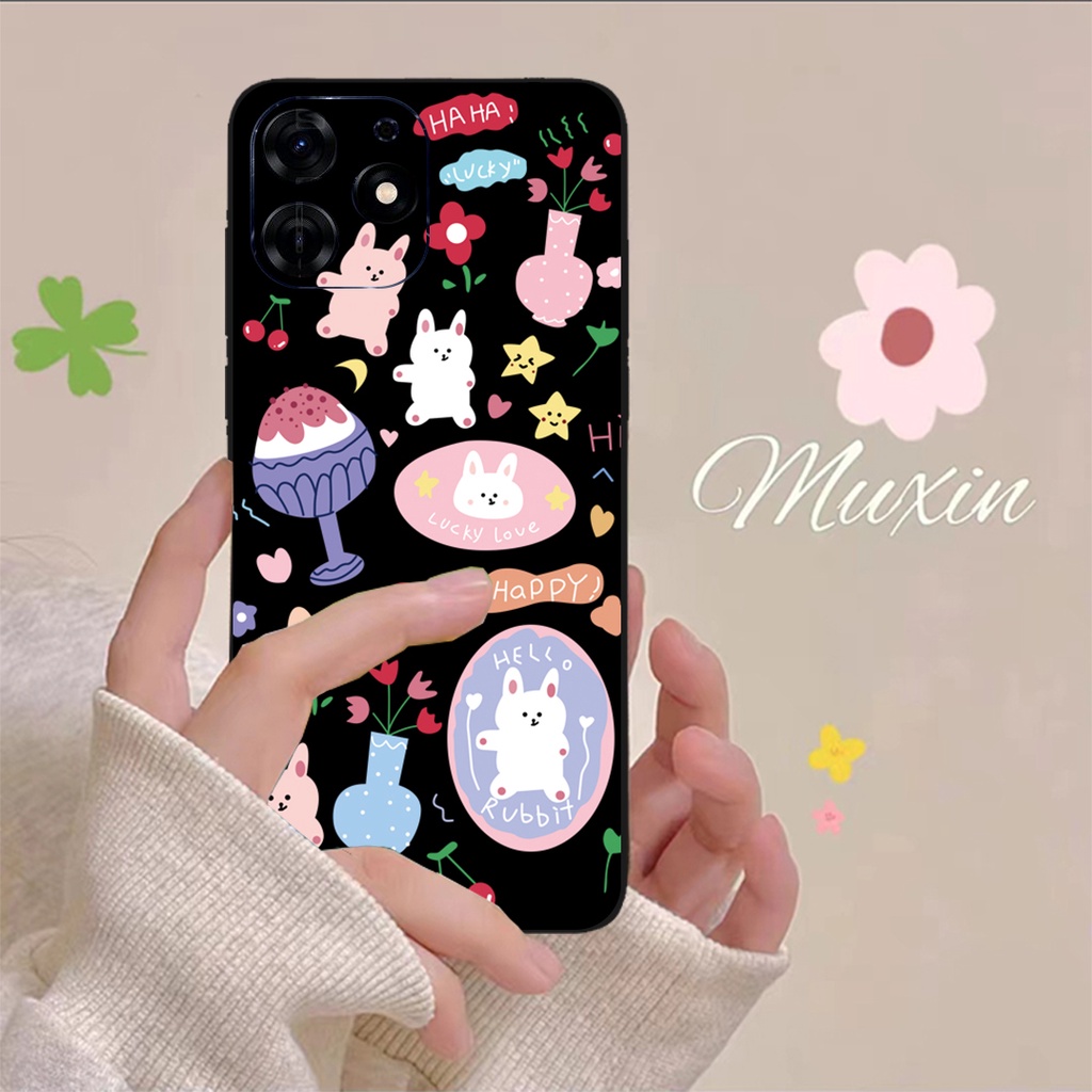 tecno-spark-10-pro-เคสโทรศัพท์-dhl-ลายกระต่าย-หมีน่ารัก-ซิลิโคนนิ่ม