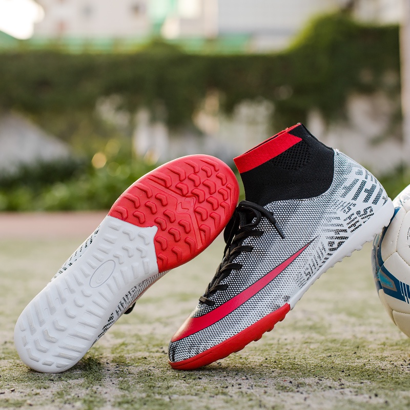 tf-soccer-boots-รองเท้าฟุตบอลกีฬากลางแจ้งเยาวชนคุณภาพสูงทนต่อแรงกระแทกรองเท้าฟุตบอลขนาด-28-44