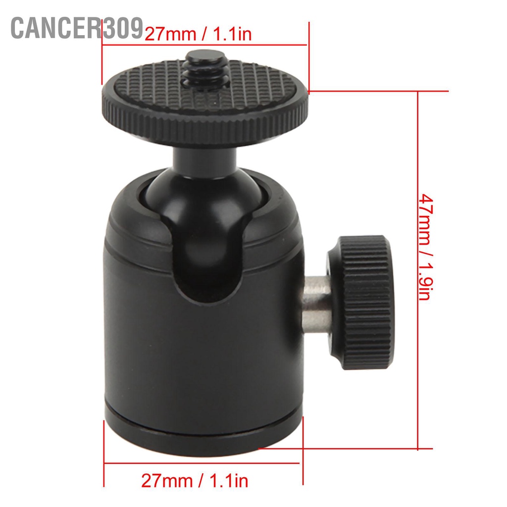 cancer309-k18-mini-ball-head-rotating-universal-live-bracket-สำหรับโทรศัพท์มือถือ-selfie-stick