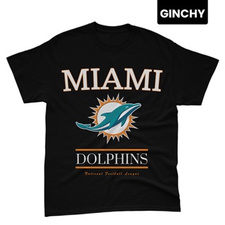 【ใหม่】NFL Miami Dolphins T-Shirt Inspired | NFL | Dolphins | Casual | T-Shirt | Unisex