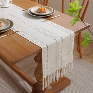 🍒ตู้วางทีวี ผ้าปูโต๊ะ/ ธงโต๊ะ / โครเชต์ยาว, ตกแต่งโต๊ะ, ผ้าขนหนูตกแต่ง