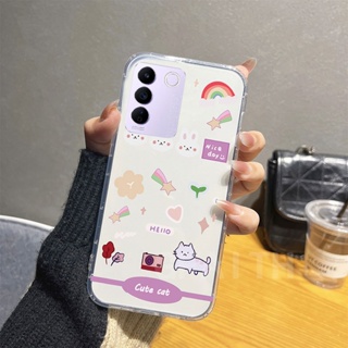 ใหม่ เคสโทรศัพท์มือถือแบบใส กันกระแทก ลายการ์ตูนกระต่าย Suger แฟชั่น สําหรับ VIVO V27 5G V27E V27 V27E