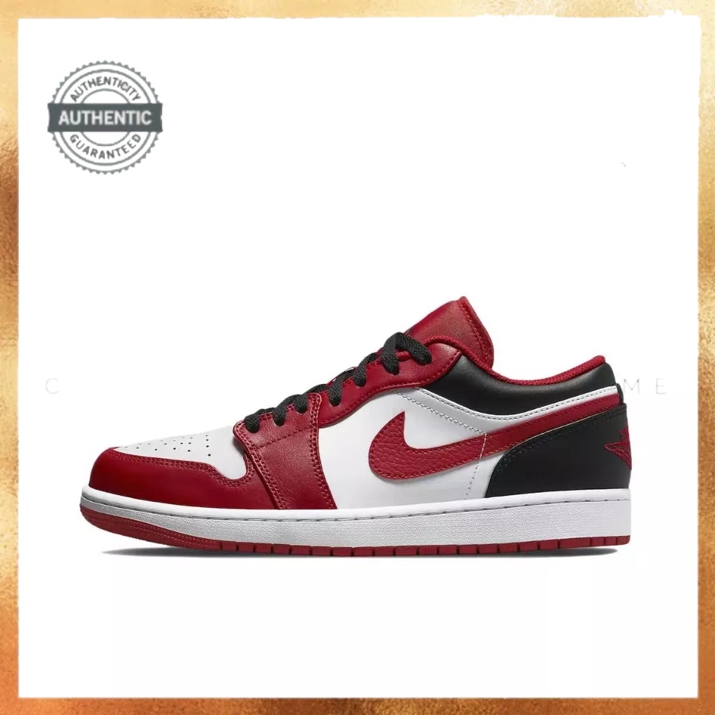 nike-air-jordan-1-low-black-toe-ของแท้-100