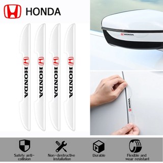 4ชิ้น ฮอนด้า​/honda ซิลิโคนกันกระแทกขอบประตูรถ​ ซิลิโคนกันรอยที่จับประตูรถยนต์ ยางกันกระแทก ที่ติดกันรอย แผ่นติดกันรอย ซิลิโคน กันชน ประตูรถยนต์ กระจกมองข้าง แผ่นติดกันรอยรถยนต์ ฟิล์มกันรอย