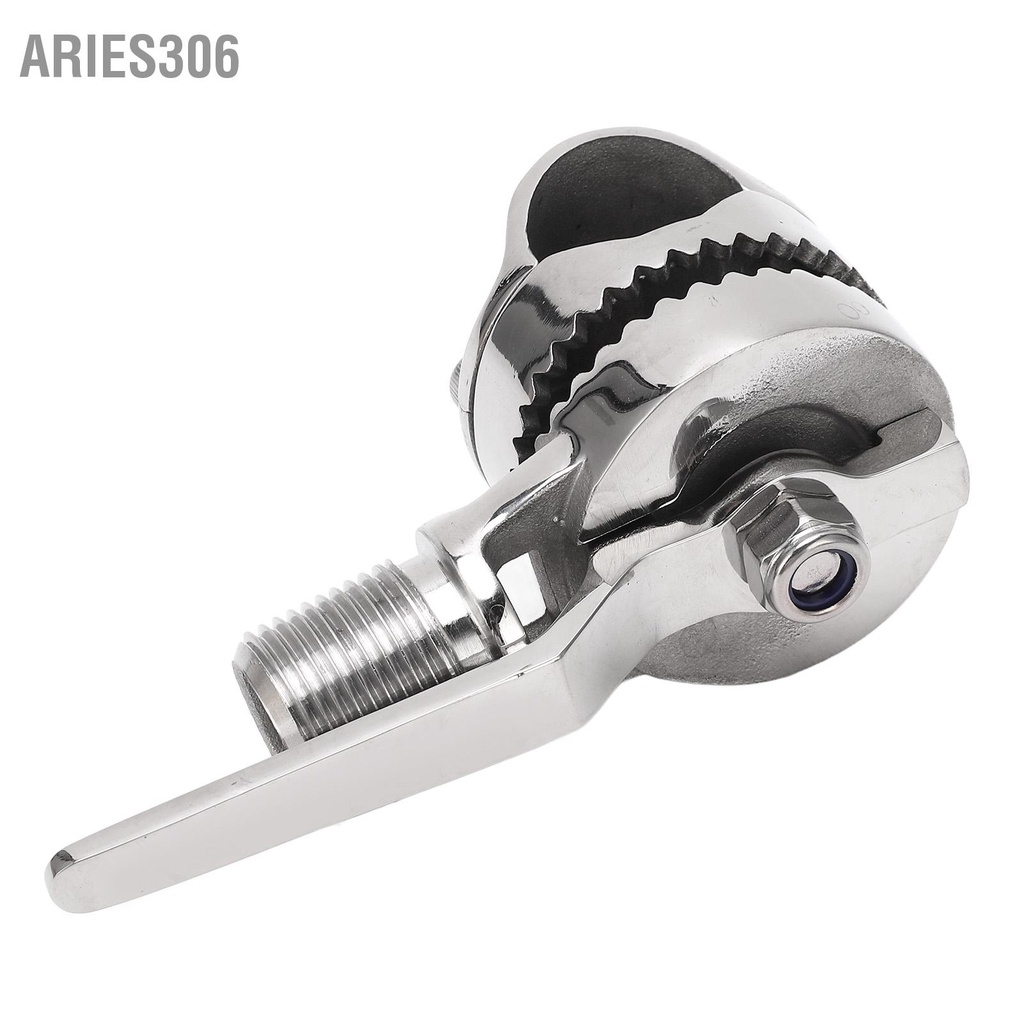 aries306-marine-vhf-antenna-mount-316-stainless-steel-ratchet-สำหรับรางขนาด-7-8-ถึง-1-นิ้ว
