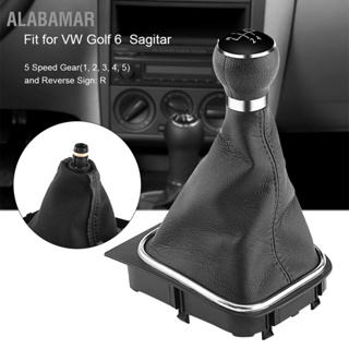 ALABAMAR 5 ความเร็วรถเกียร์เปลี่ยนลูกบิด Gearstick Gaiter Boot ชุด สำหรับ 6 MK5 MK6 2005-2014