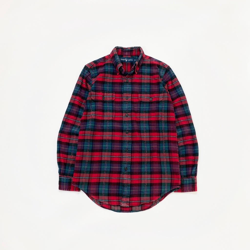 Ralph Lauren , plaid shirt 2 pocket Shopee Thailand