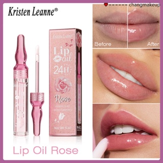 Kristen Leanne Lip Balm Black Technology Long-lasting Water-locking Rose Petals Moisturizing Lip Gloss Toot Lip Oil cod