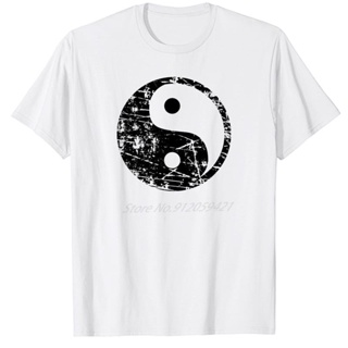 แฟชั่นใหม่ล่าสุด ขายดี เสื้อยืดลําลอง แขนสั้น พิมพ์ลายกราฟิก Yin Yang Uni แฟชั่นฤดูร้อน สําหรับผู้ชาย AJgaai86BMneke73S-