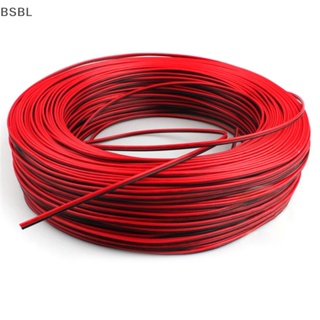 Bsbl สายเคเบิลเชื่อมต่อไฟ Led 2Pin 10 เมตร สีแดง สีดํา สําหรับรถยนต์ รถจักรยานยนต์