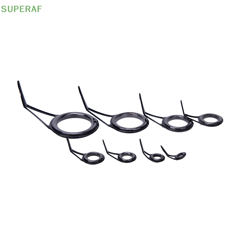 superaf-ชุดแหวนไกด์คันเบ็ดตกปลา-ทรงกลม-8-ขนาด-ขายดี-8-ชิ้น