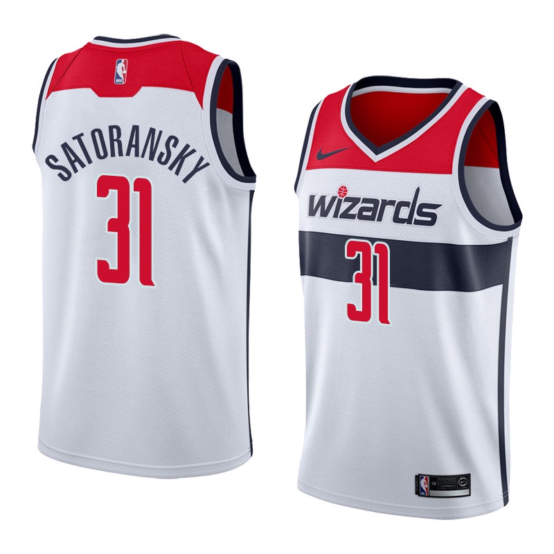 washington-wizards-31-tomas-satoransky-เสื้อสเวตเตอร์ของเสื้อบาสเก็ตบอล-nba-jersey