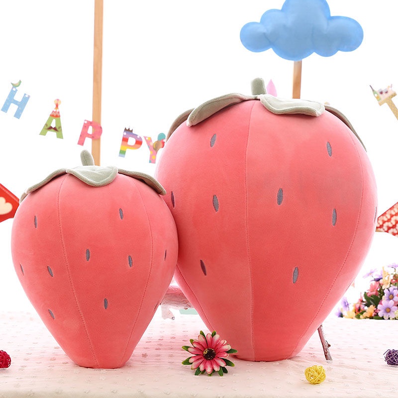 หมอนตุ๊กตานุ่ม-รูปสตรอเบอร์รี่-สับปะรด-ผลไม้-ขนาด-3-ม-3e
