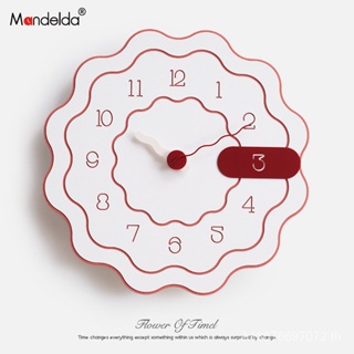 [พร้อมส่ง] Mandelda นาฬิกาแขวนผนัง สไตล์นอร์ดิก หรูหรา เรียบง่าย สําหรับห้องนั่งเล่น