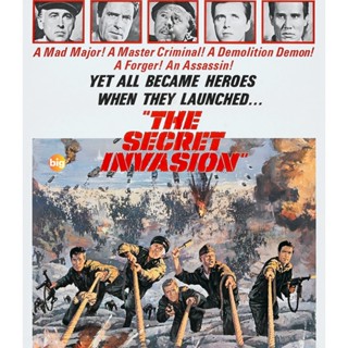 แผ่น Bluray หนังใหม่ The Secret Invasion (1964) (เสียง Eng | ซับ Eng/ไทย) หนัง บลูเรย์