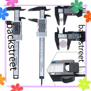 Backstreet 100/150 มม. Vernier Calipers เครื่องมือวัดพลาสติกเกจ LCD ดิจิตอล