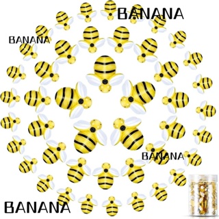 Banana1 ผึ้งเรซิ่น ขนาดเล็ก สีเหลือง สําหรับตกแต่งปาร์ตี้
