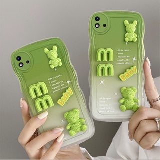 เคส realme c11 เคสโทรศัพท์มือถือ ลายตุ๊กตา 3D ไล่โทนสี สําหรับ realme c11