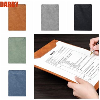 Darby คลิปบอร์ด หนัง PU แม่เหล็ก ขนาด A4 5 สี สําหรับจัดระเบียบกระดาษ เมโม่ เมโม่ เขียนข้อความ สํานักงาน โรงเรียน