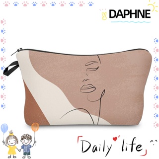 Daphne กระเป๋าเครื่องสําอาง มีซิป ขนาดเล็ก สําหรับผู้หญิง