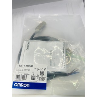 งานคุณภาพ Omron E2E-X14MD1 12-24vdc proximity sensor สายยาว2เมตร