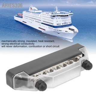 Aries306 บล็อกฟิวส์วงจร 6 ทาง ขั้วต่อเทอร์มินัลโพสต์ M4 2 M6 สําหรับรถยนต์ Rv Ships