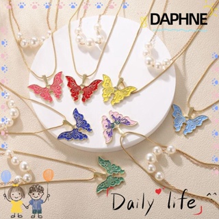 Daphne สร้อยคอโซ่ ประดับไข่มุก เครื่องประดับแฟชั่น สําหรับตุ๊กตาบาร์บี้ DIY