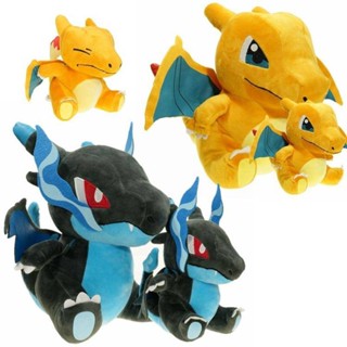 ใหม่ ตุ๊กตาโปเกม่อน Q Version Charizard Fire-breathing Dragon ของเล่นสําหรับเด็ก