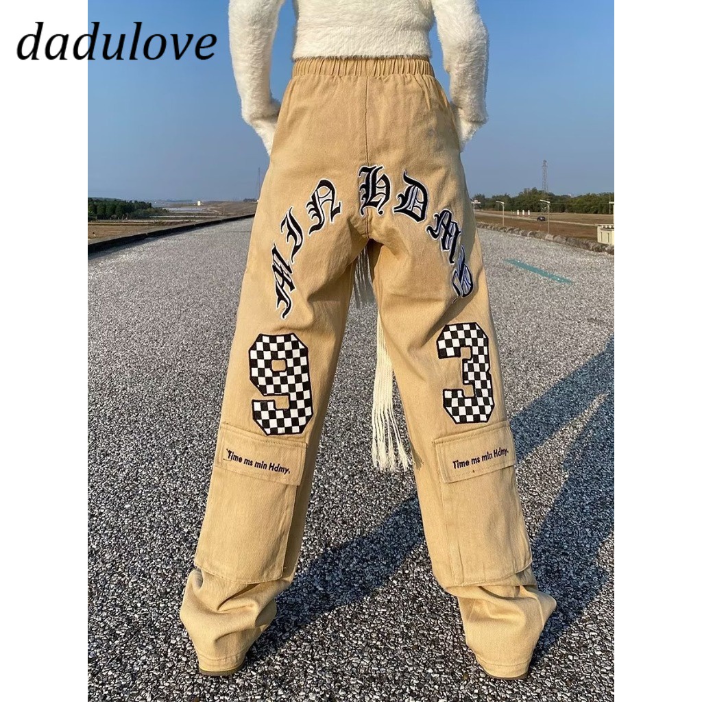 dadulove-new-american-ins-high-street-retro-casual-pants-niche-high-waist-wide-leg-pants-large-size-trousers