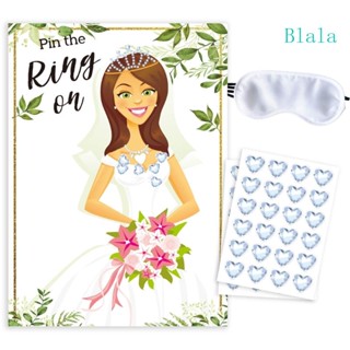 สติกเกอร์ ลายเกม Blala Bridal Shower สําหรับเจ้าสาว งานหมั้น งานแต่งงาน 42 ชิ้น