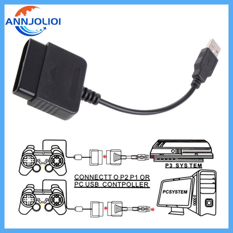 ann-อะแดปเตอร์แปลงสายเคเบิ้ล-usb-สําหรับจอยเกม-ps2-เป็น-ps3-pc