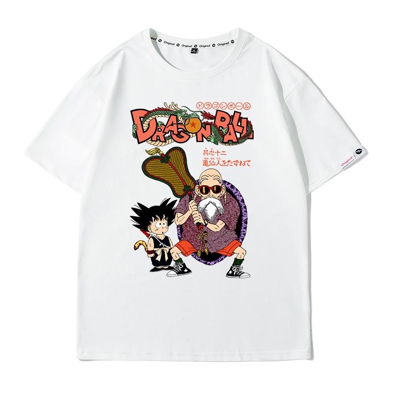 hot-anime-dragon-ball-เสื้อยืดแขนสั้น-monkey-king-piccolo-100-cotton-เสื้อยืดผู้ชายและผู้หญิงแฟชั่นใหม่