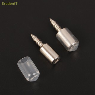 [ErudentT] สกรูกรีดเอง 10 ชิ้น พร้อมปลอกยาง ลามิเนต รองรับ โฮมเมด ตู้เสื้อผ้า กระจก ฉากกั้น กันลื่น [ใหม่]