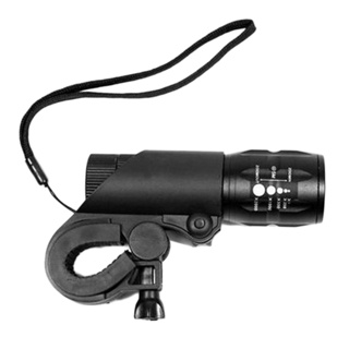 Flashlight LED Torch Cycling Bicycle Handlebar Mount Light Holder Clamp Clip